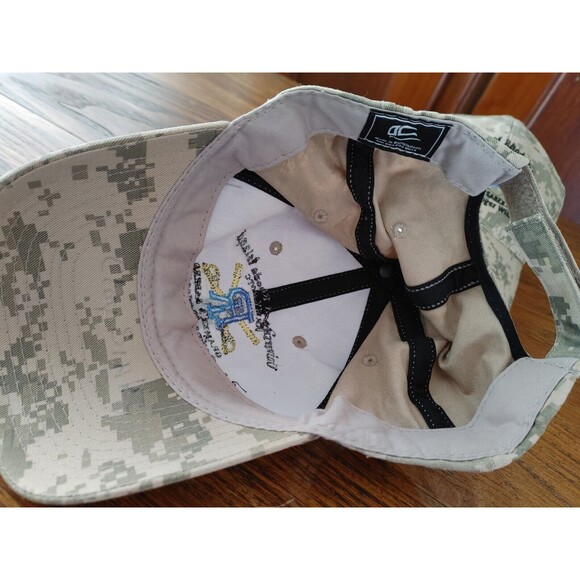 U of Rhode Island ROTC Camo Hat Cap Adjustable Hook Loop Back - Picture 4 of 6